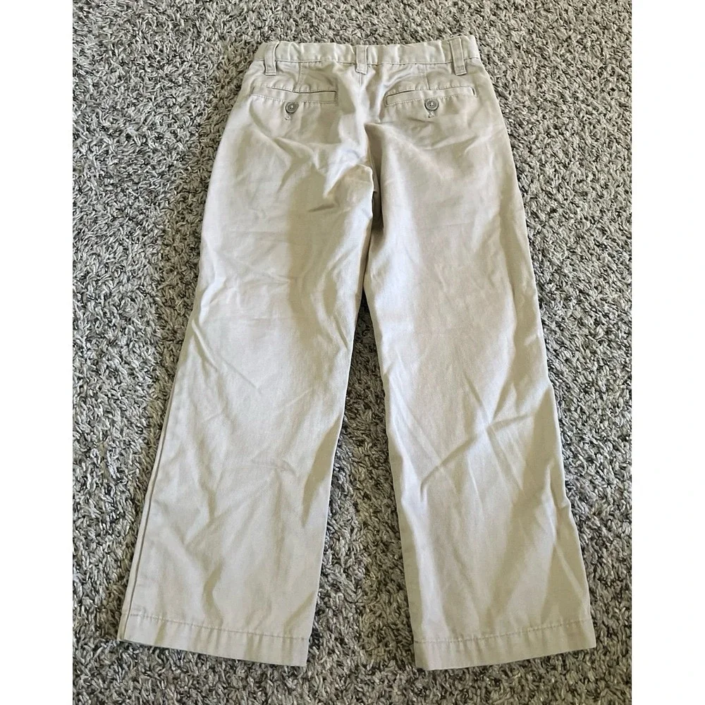 Cherokee Boys Tan Dress Adjustable Waist Pants Size 6‎